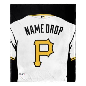 [Personalization Only] OFFICIAL MLB Jersey Personalized Silk Touch Throw Blanket - Pirates