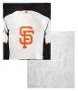 [Personalization Only] OFFICIAL MLB Jersey Personalized Silk Touch Sherpa Throw Blanket - SF Giants